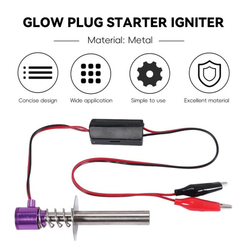 Glow Plug  Igniter Upgraded 6V -24V Electronic for HSP Nitro RC Car 1