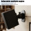 2PCS Speaker Mount Wall Bracket Stand Surround Holder Adjustable Swivel and Tilt Angle Rotation 3