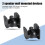 2PCS Speaker Mount Wall Bracket Stand Surround Holder Adjustable Swivel and Tilt Angle Rotation 7