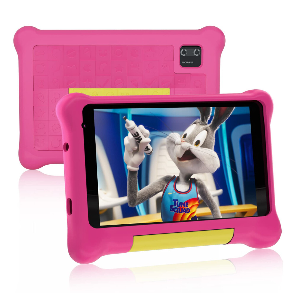 Ainmel Kids Tablet 7 Inch, Android 13 Tablets For Kid, 5Gb Ram+32Gb Rom 128Gb Expand, Parental Control, Kids Software Pre-Installed, Dual Camera, And 5003667220458