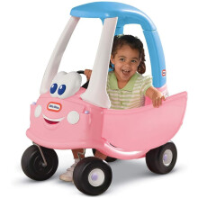 little tikes Princess Cozy Coupe Car - Ride-On with Real Working Horn, Clicking Ignition Switch, & Fuel Cap, 84 cm (H) x 72 cm (W) x 44 cm (D)