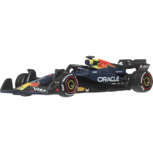 Hot Wheels 1:64 Scale Premium Die-Cast Oracle Red Bull Racing – Max Verstappen #1 Formula 1 Collectible Toy Race Car with Real Riders Tires & Metal/