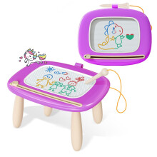 Kikidex Magnetic Drawing Board for 1-3 year old Kids, Girl Toys for Toddlers, Birthday for 1 2 3 Year Old, Etch a Sketch for Kids, Doodle Board for A