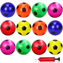 12 Pcs Small Footballs for Kids Sports Inflatable Footballs Multipack