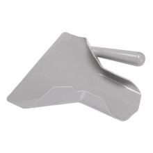 4X Plast Chip Scoop Pommes Frites Spade Laddare Chip Packaging Spade Tratt Popcorn Snabbmat Höger Handtag