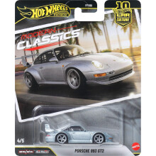 Hot Wheels Porsche 993 GT2 Car Culture Vehicle, Premium 1:64 Scale Die-Cast Toy Car with Real Riders Tires & Metal/Metal Body & Chassis, JKF16
