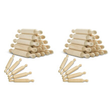 30 Stücke Holz Nudelholz 6 Zoll Lange Küche Backen Nudel Holz Kleine Holz Teig Rolle für Kinder Fondant