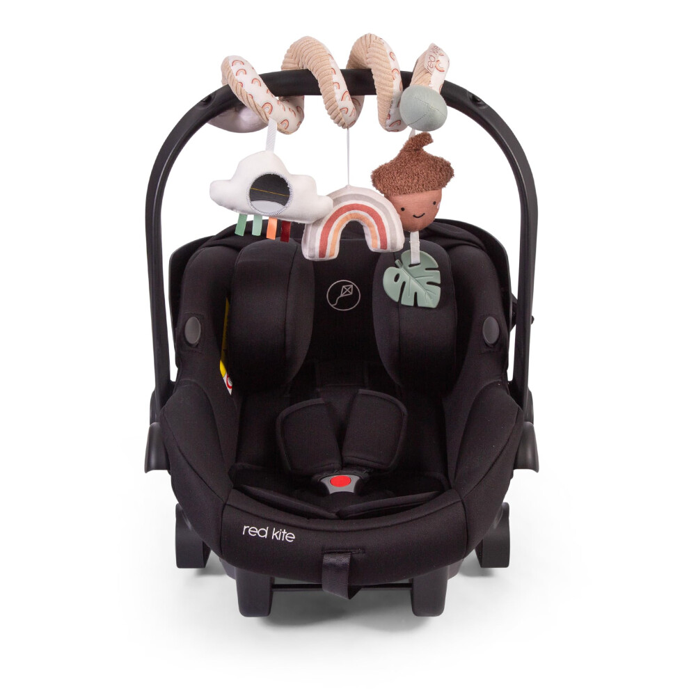 Red Kite Spiraloo Twisty Activity Toy With Baby Safe Mirror & Teether - Woodland Walks