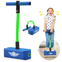 Toyzey Pogo Stick for Kids Garden Toys —— Gifts for Kids (Green Blue)