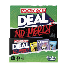 Monopoly Deal No Mercy Card Game – Ruthless Deal Edition – Fun Family Games for Children, Teens and Adults – 15 Mins. – 2-5 Players – Ages 8