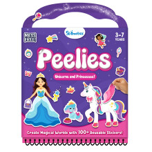 Skillmatics Peelies – Unicorns & Princesses, Stocking Stuffer for Kids
