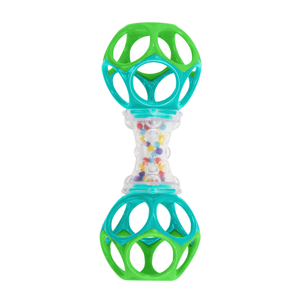 Bright Starts Oball Shaker Bpa-Free Rattle Baby Toy, Age Newborn+