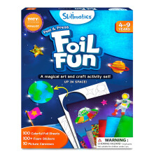 Skillmatics Foil Fun Space Foil Art Activity Kit Gift for Boys Girls