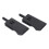 2x Lock Knob Tab 15214027 ABS Ebony 16