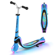 Scooter for Kids Ages 3-12 TONBUX 2 Wheel Kids Scooter with Light Up Wheels & Stem & Deck, 3 Adjustable Height Handle, Lightweight Portable Kick Scoo