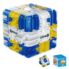 3D Rolling Ball Maze Cube - 3d Labyrinth Maze Puzzle Engaging Brain Teaser for Stress Relief & Cultivate Logical Thinking Challenge Educational for F