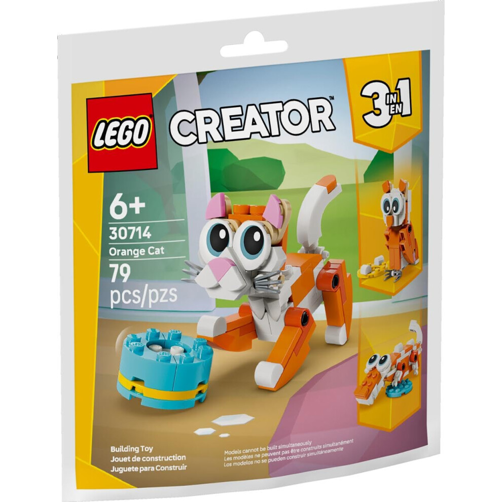 Lego Creator 3 In 1 30714 Orange Cat Paper Bag NEW & Sealed - Image 6