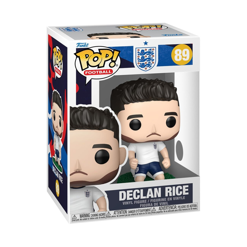 Funko Pop! Football: England - Declan Rice - Collectable Vinyl Figure - Gift Idea - Official Merchandise - Toys For Kids & Adults - Model Figure For