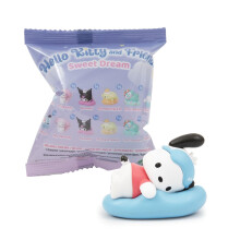 Hello Kitty Mini Figure Blind Bag – 1 Random Figure Included (4cm Sweet Dreams Series), Collect 1 of 6 Regular or Flocked Characters, Cute Sanrio Su