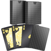 BIERDORF Waterproof Playing Cards - Durable Cool Plastic Deck of Cards - Standard Index Professional Poker