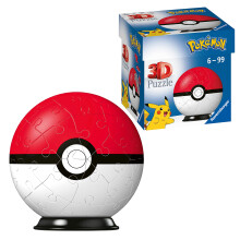 Ravensburger 3D PuzzleBall Pokéball Ages 6 54 Pieces