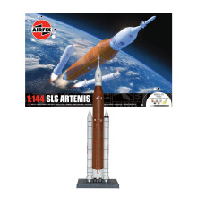 Airfix A50202 SLS Artemis Gift Set - Plastic Model Kits, Spacecraft Building Kits for Adults & Kids 8+, Includes: 1:144 Scale Model, Humbrol Acrylic