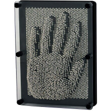 RLINGX 3D Pin Art Toy - Large Size 6” X 8” Unique Metal 3D Pin Art Board for Kids & Adults (Metal)
