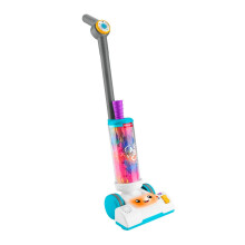 Fisher-Price Toddler Toy Laugh & Learn 2-in-1 Vacuum with Duster, Lights & Music for Pretend Play Kids Ages 2+ Years, Multilanguage Version, JMM33