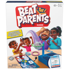 Spin Master Games, Beat the Parents, 2025 Edition with New Challenges & Cards, Friendly Competition Family Game, Fun Activity for Kids, Adults & Fami