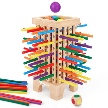 Wooden Montessori Board Games for Kids, Don't Let the Ball Drop!