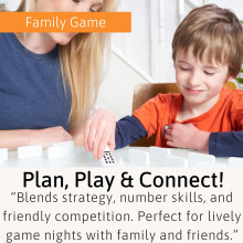 Jaques of London Mexican Train Dominoes Game | Dominos Set for Children & Adults | Traditional Family Tile Games in a Tin Box | Since 1795...