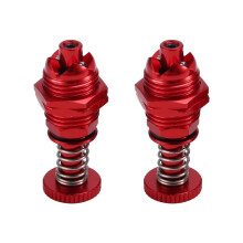 2Pcs 35mm Height Push Butto Hatch Cabin Spring Cover Lock for RC Boat Ship Body Shell Spare Parts Red