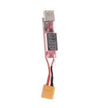 2S-6S Lipo Lithium Battery to USB Charger Converter with Voltage Display Adapter Board for Protect Phone Features,XT60