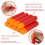 YAAVAAW 30Pcs Big Red Mega Bullets Foam Darts95cm Refill Large Bullets Mega 4