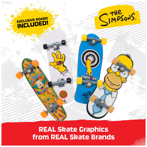 Tech Deck TED Tech Deck 4 Pack - The Simpsons 1