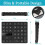 Drawing Keypad , 35 Keys Rechargeable Wireless Keyboard for Procreate, and Drawing Shortcuts Graphic 7