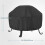 Fire Pit Cover Round 36 Inch Fire Pit Cover, Black, Windproof Drawstring and Waterproof Layer for 30-36 Inch Fire Pits 6
