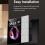 3.5 Inch  Wall  Touch Screen 4 Groups  8-Way Scene  Sensor Dimming  Curtain Tuya Zigbee B 7