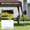 Outsunny Carpa Plegable Marrón 240 x 240 x 250 cm 6