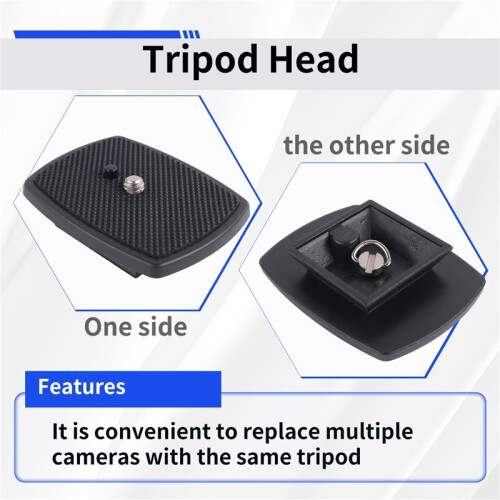 Dslr Camera Adapter Mount Camera Tripod  Quick Release Plate Camera Base Plate for Three-Dimensional Tripod