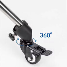 Juego de 3 Ruedas Giratorias para Trípode C-Stand, Rotación de 360 para Trípode de Luz Plegable para Fotografía