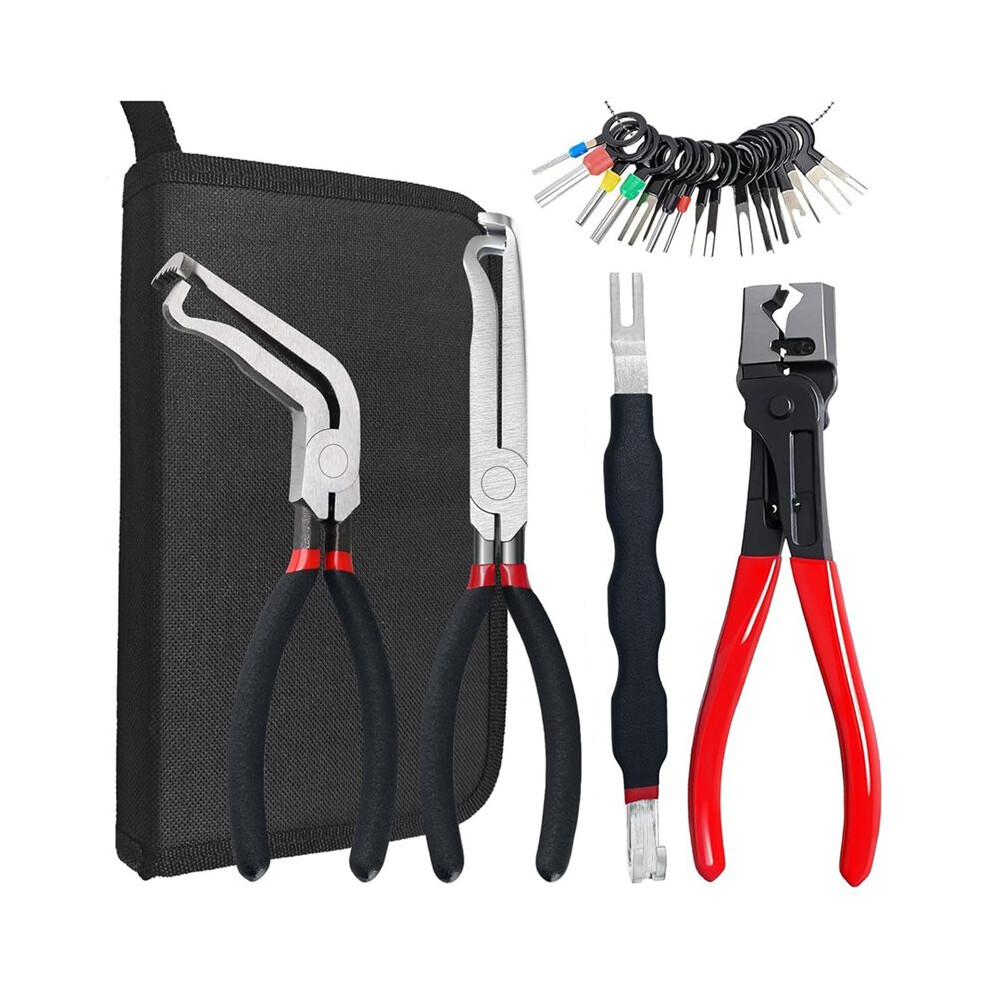 Electrical Disconnect Pliers And Connector Separator Tool For Car,With Hose Clamp Pliers And Terminal Pin Removal Tool 4712984404366