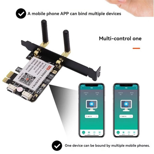Tuya Zigbee Computer Power  Boot Card Remote  Off  Button PCIe Card for Desktop PC Computer Long 2