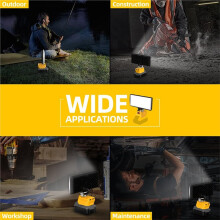 Outdoor Comping Led Light for 18V Battery Spotlight Work Light Handheld Fishing Lamp