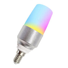 Tuya Wifi E14 5W LED Light Bulb Life APP Control CCT+RGB Voice Control Color Adjustment for Bedroom Lamps