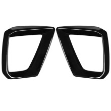 Front Bumper Fog Lamp Frame Decoration Cover Trim for A4 B9 2019 2020 2021 2022 Exterior Accessories