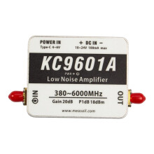 KC9601A 380MHz-6GHz Low Noise Amplifier Ultra-Wideband LNA Module 2.4G/5.8G 20dB High Gain Type-C Power Supply
