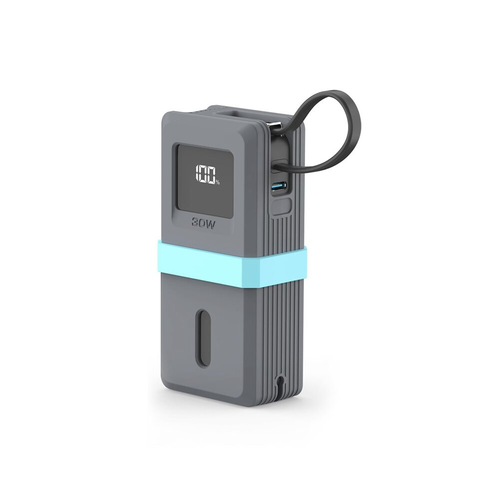 Sikai Case Silicone Case For Power Bank 10000Mah Pd 30W Portable Power Bank Drop-Proof Protective Case Grey 6032742794491