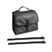 Bicycle Handlebar Bag Quick Release Bag for Folding Bike Front Tube Basket Waterproof Bag with Pig Nose