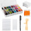 Embroidery Floss Organizer - Thread Storage Box with 24 Removable Compartments, 40 Hard Plastic Floss Bobbins & Stickers 4
